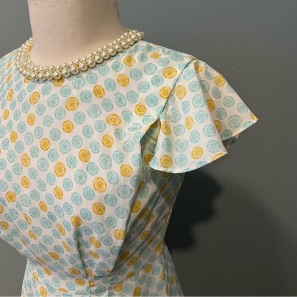 Jason Wu X Target Retro Wheel Print Pearl Necklin… - image 3